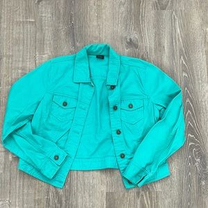 TURQUOISE JEAN JACKET